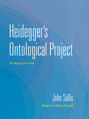 cover image of Heidegger's Ontological Project